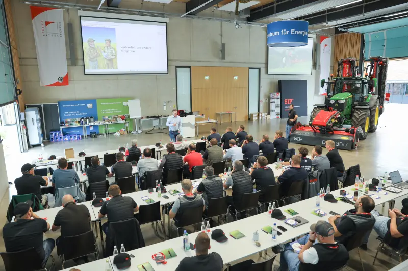 Teilnehmer an einem Verkaufstraining