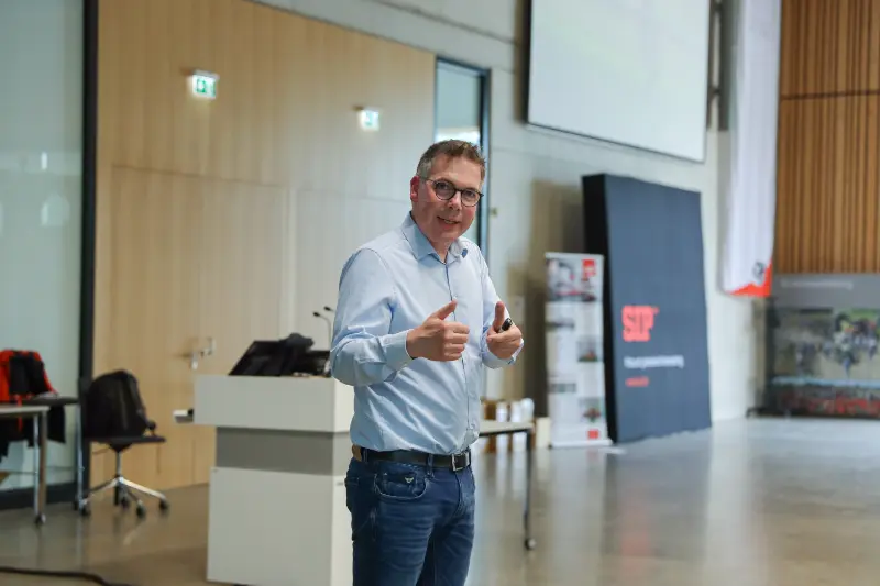 Teilnehmer an einem Verkaufstraining